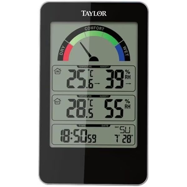 Taylor TAP1732 Indoor Digital Comfort Level Station with Hydrometer, Taylor, Mfr#: TAP1732